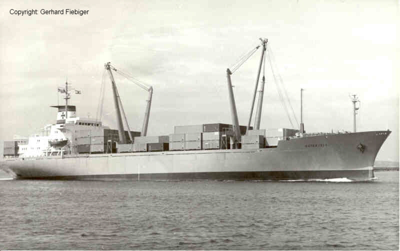 GUTENFELS (6) als Semicontainerschiff.