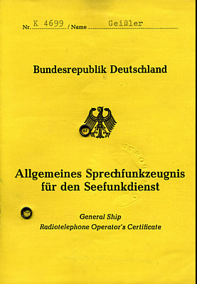 Sprechfunkzeugnis