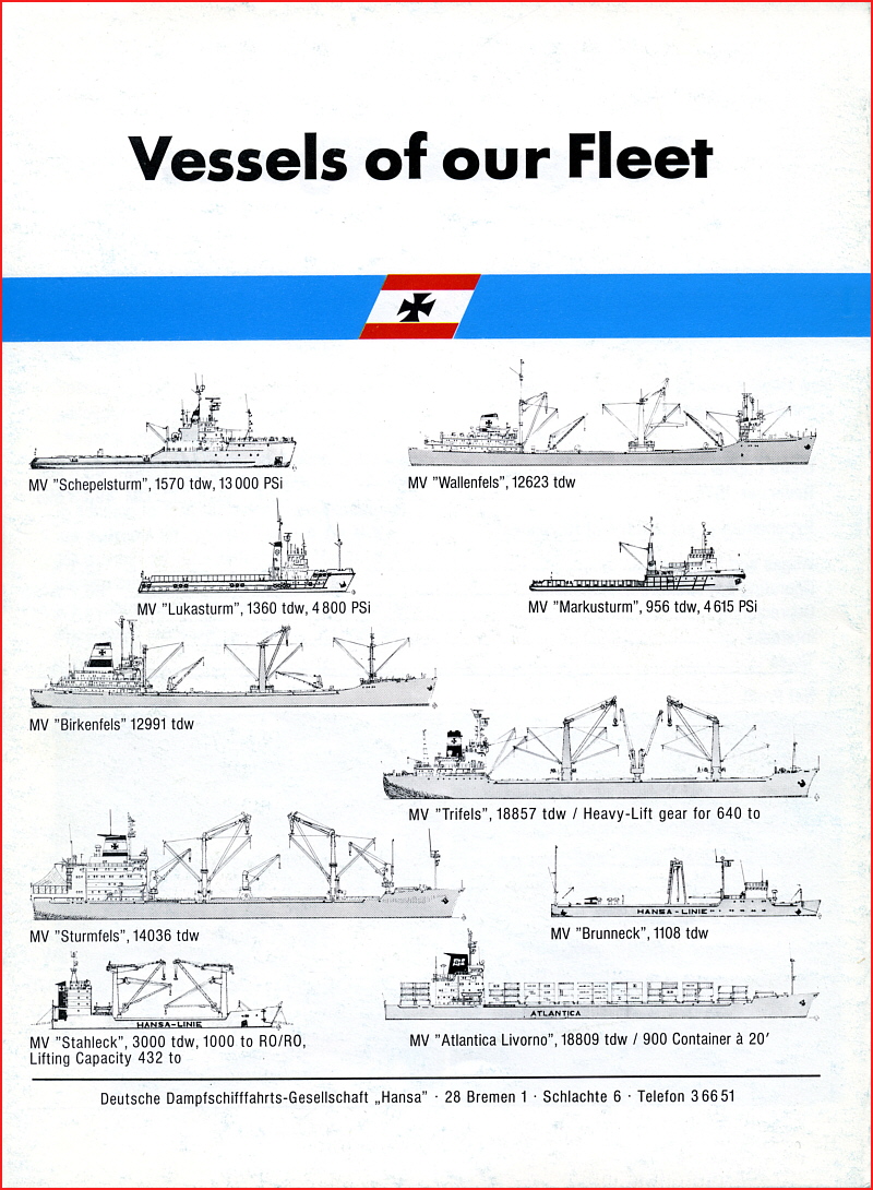 Vessels of our Fleet
